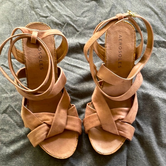 aerosoles phoenix strappy wedge